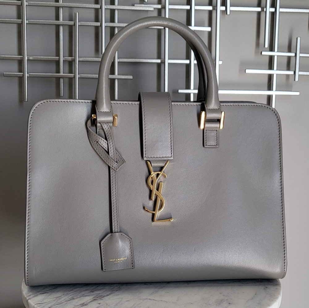 YSL Cabas in Smooth Leather